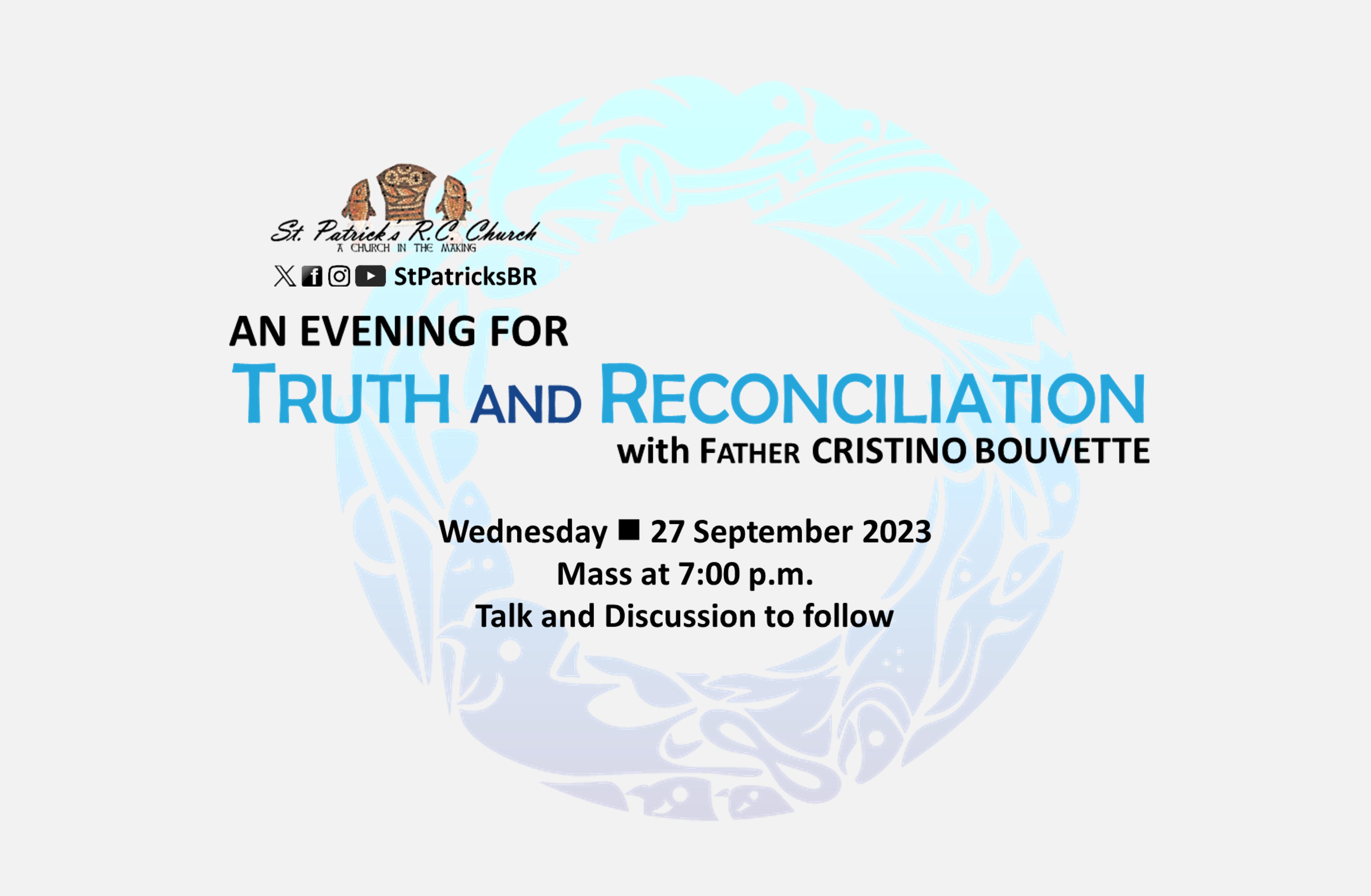 CTA: An Evening for Truth and Reconciliation