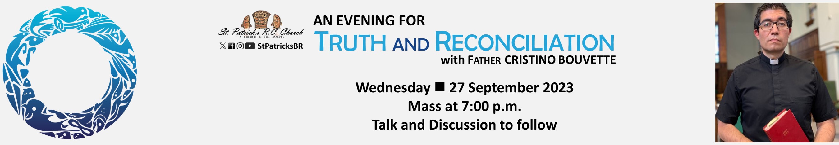 Header: An Evening for Truth and Reconciliation