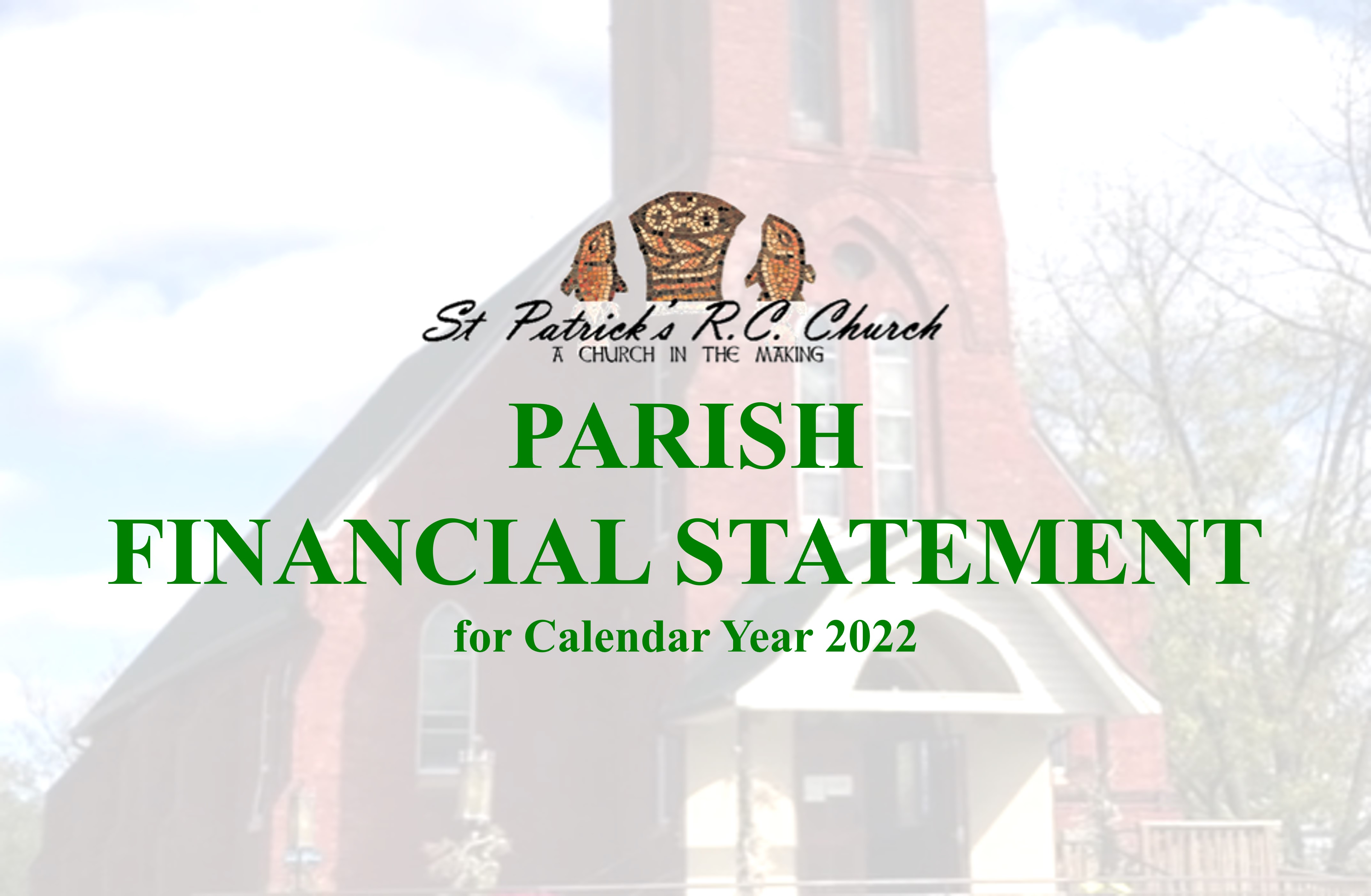 CTA: 2022 Parish Financial Report