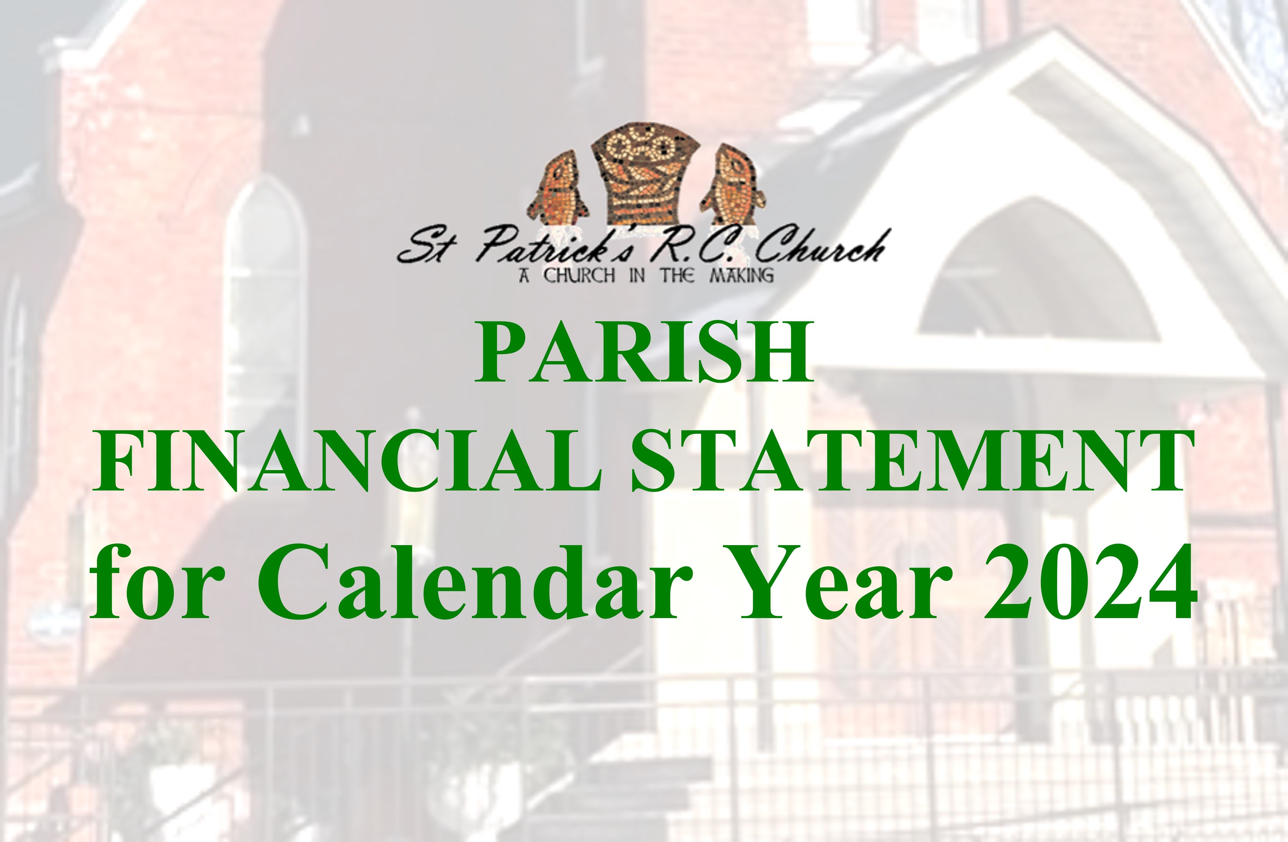 CTA: 2024 Parish Financial Report