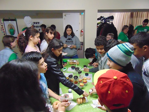 photo of kids playing at a table
