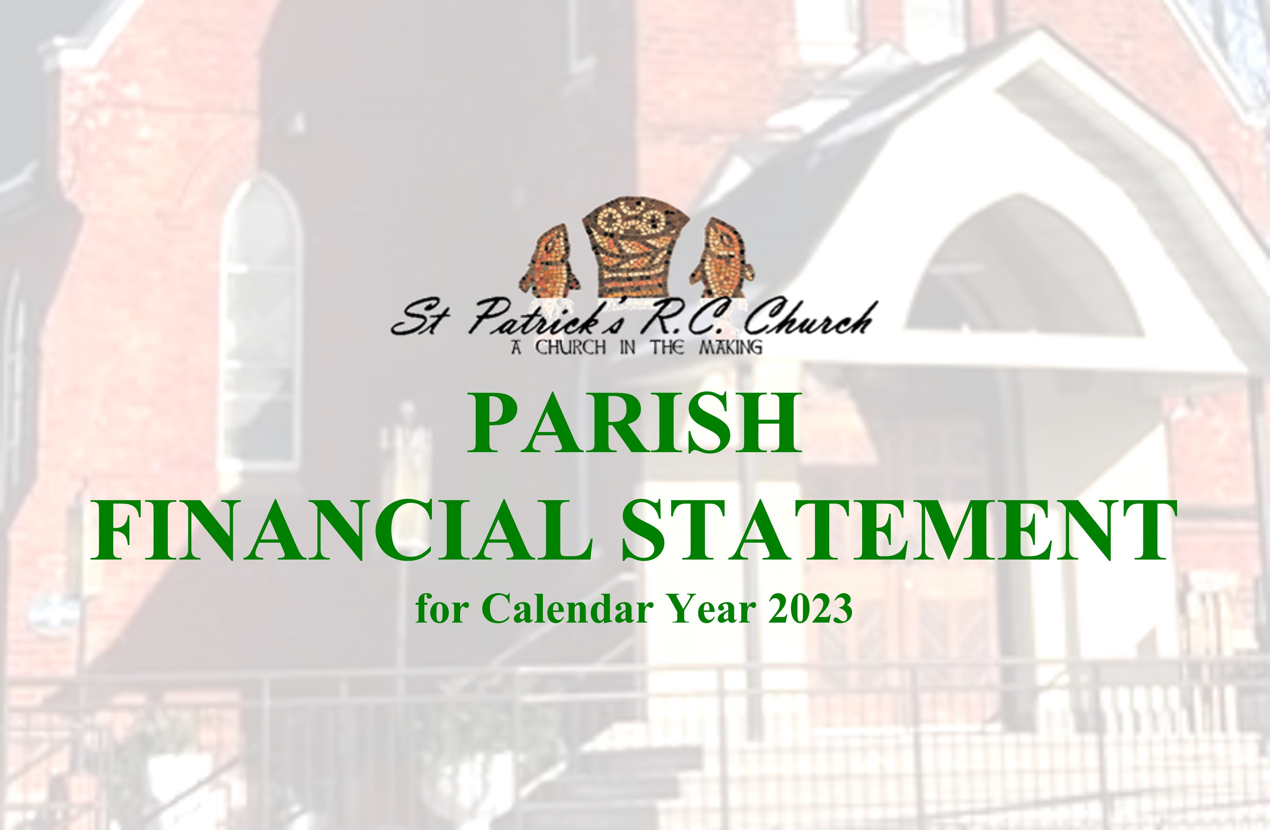 2023 Parish Financial Statement