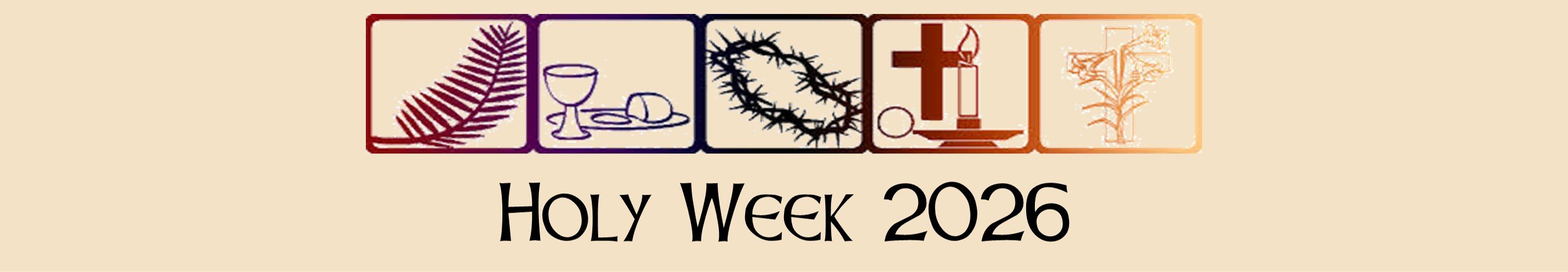 Header: HOLY WEEK