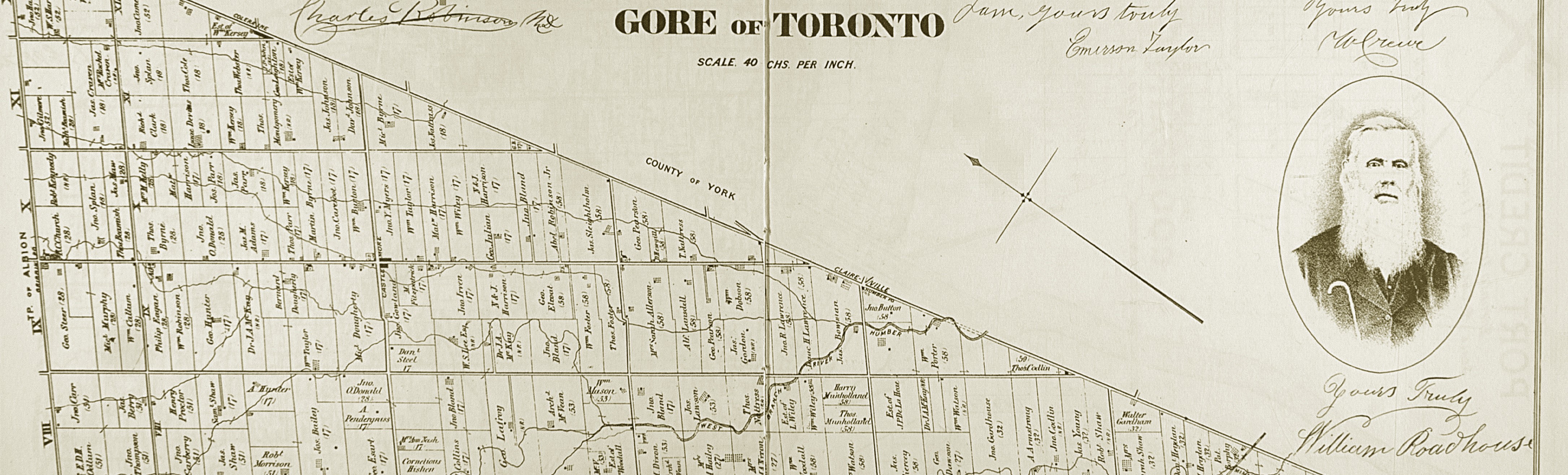 Map of Toronto-Gore