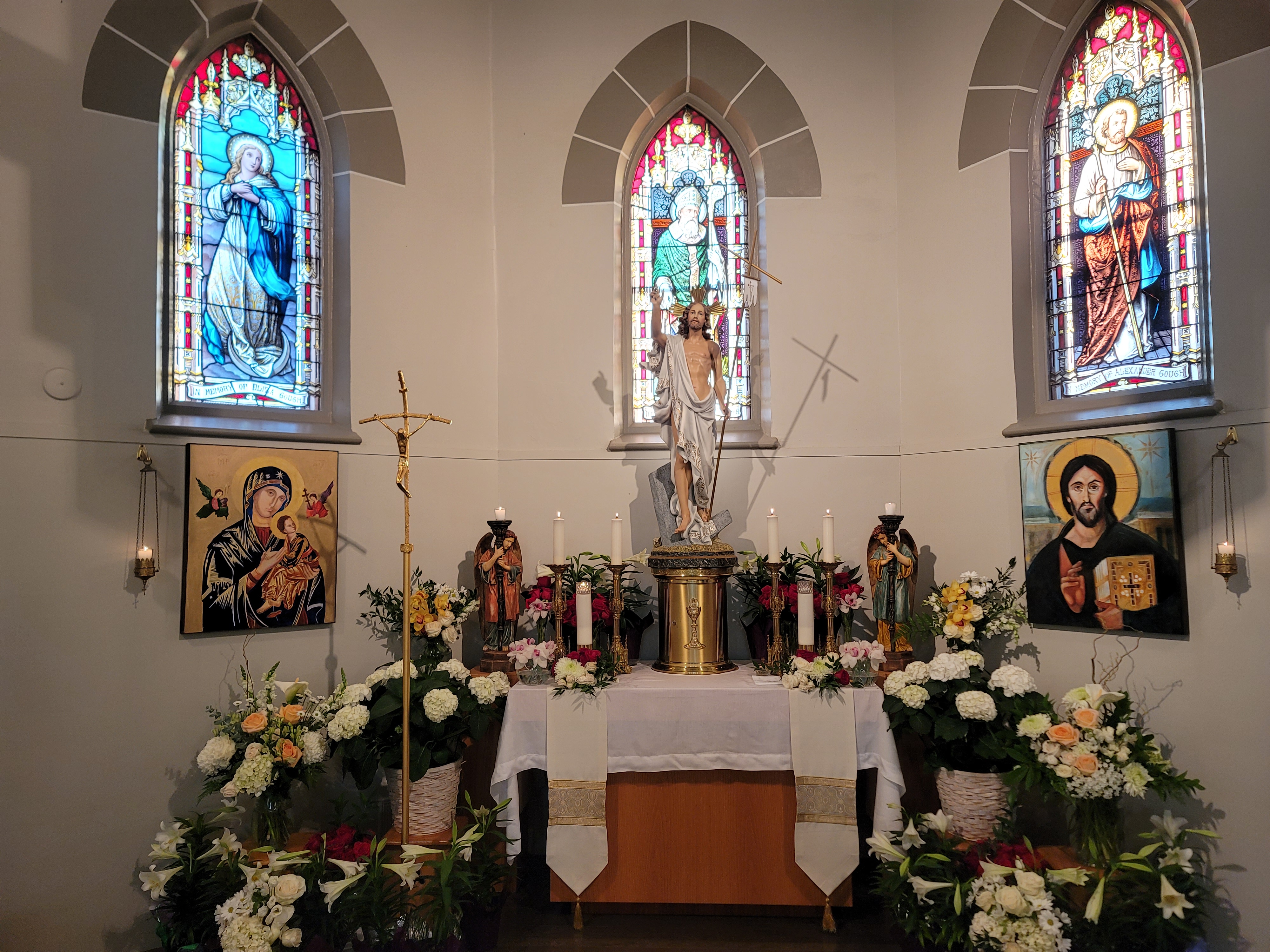 Sanctuary on Easter Sunday