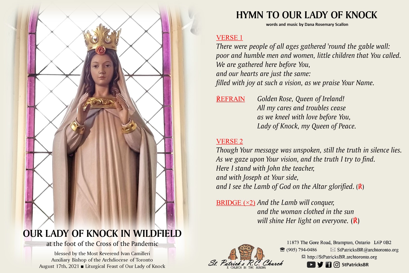 Hymn to Our Lady of Knock