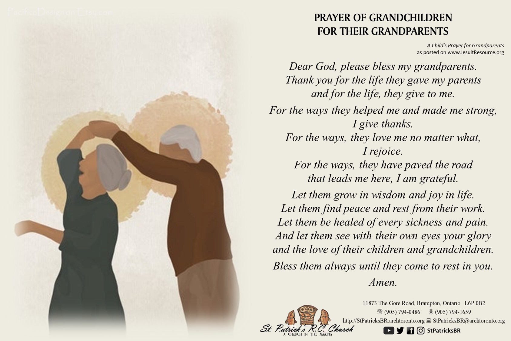 Prayer of Grandchildren for Their Grandparents