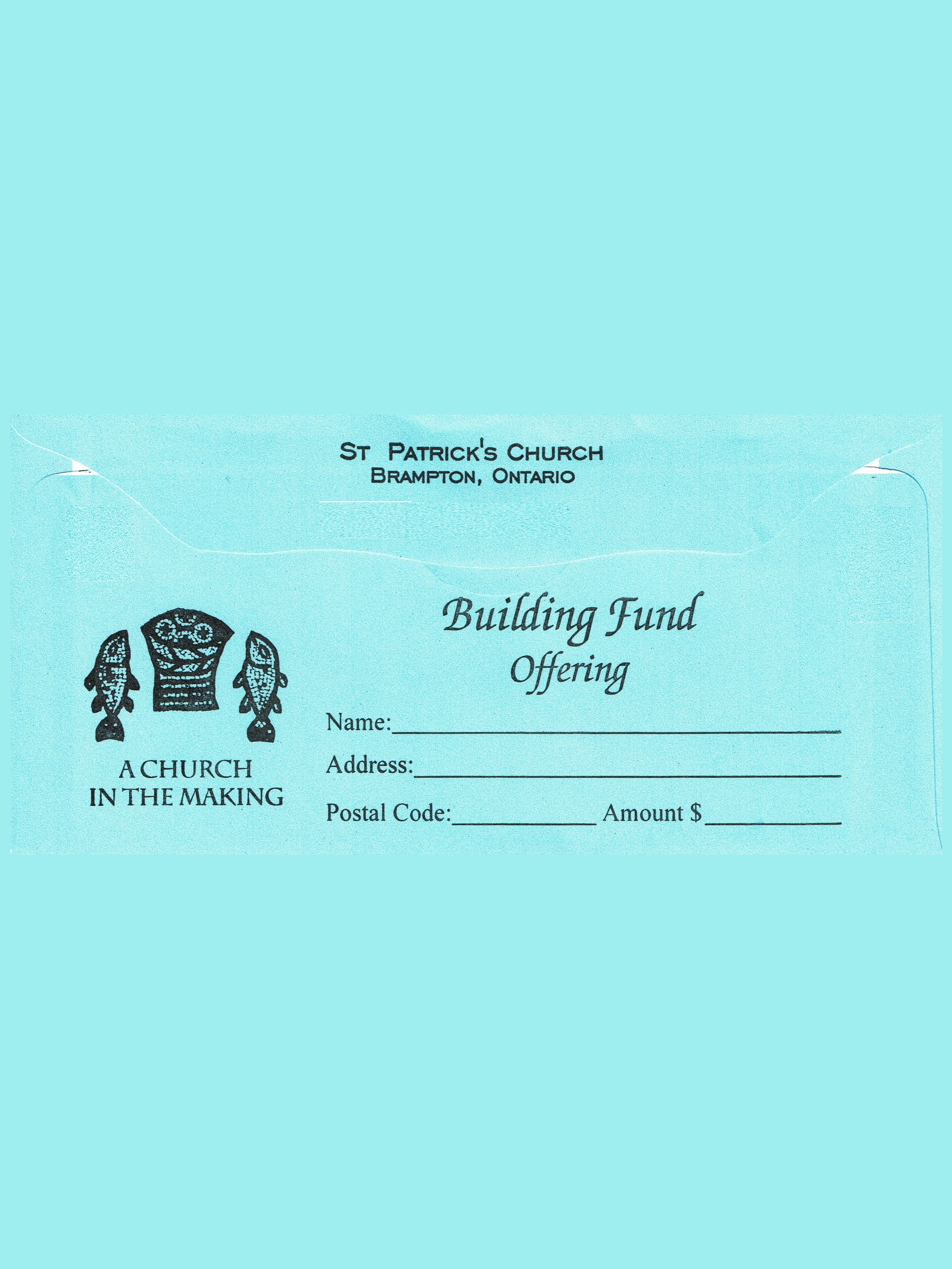 Building Fund Envelope