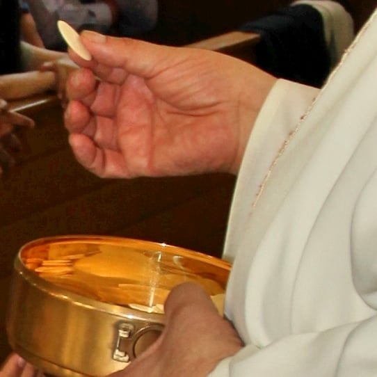 communion hands